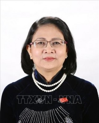 Bà Đặng Thị Ngọc Thịnh, Phó Chủ tịch Nước giữ quyền Chủ tịch Nước Cộng hòa Xã hội Chủ nghĩa Việt Nam.
