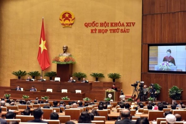 Chủ tịch Quốc hội Nguyễn Thị Kim Ngân phát biểu tại phiên bế mạc.
