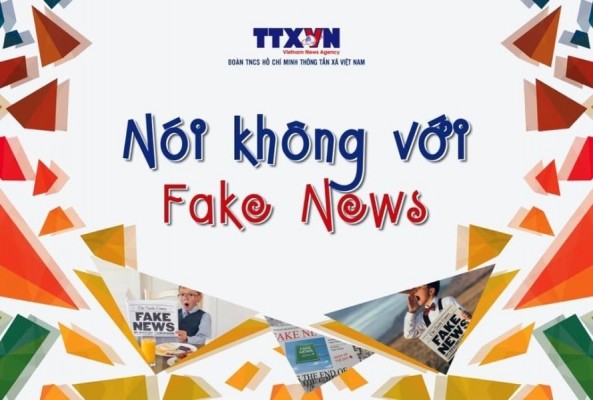 Dự án chống tin giả của Thông tấn xã Việt Nam (TTXVN) đã giành chiến thắng ở hạng mục Best Project for News Literacy trong khuôn khổ Giải thưởng Truyền thông Digital châu Á 2020 của WAN-IFRA. Ảnh: TTXVN