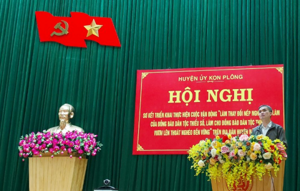 Đồng chí Đào Duy Khánh – TUV, Bí thư Huyện uỷ, Chủ tịch HĐND huyện phát biểu chỉ đạo tại Hội nghị.