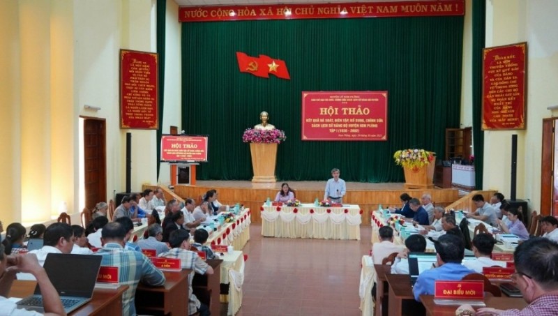 Hội thảo kết quả rà soát, biên tập, bổ sung, chỉnh sửa sách lịch sử Đảng bộ huyện Kon Plông