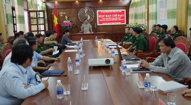 Đồng chí Lê Ngọc Tuấn, Trưởng ban Chỉ đạo kết luận tại cuộc họp.
