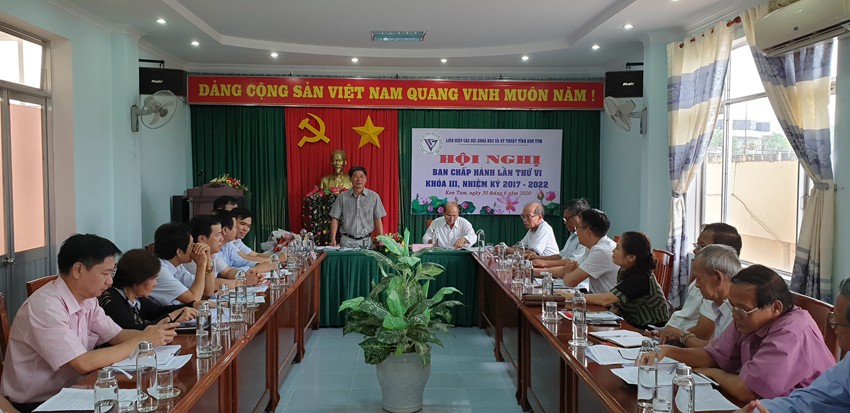 Hội nghị Ban Chấp hành lần thứ 6, khóa III Liên hiệp hội tỉnh Kon Tum, nhiệm kỳ 2017-2022