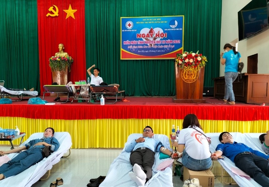 Quang cảnh Ngày hội HMTN đợt III năm 2022 tại huyện Kon Rẫy